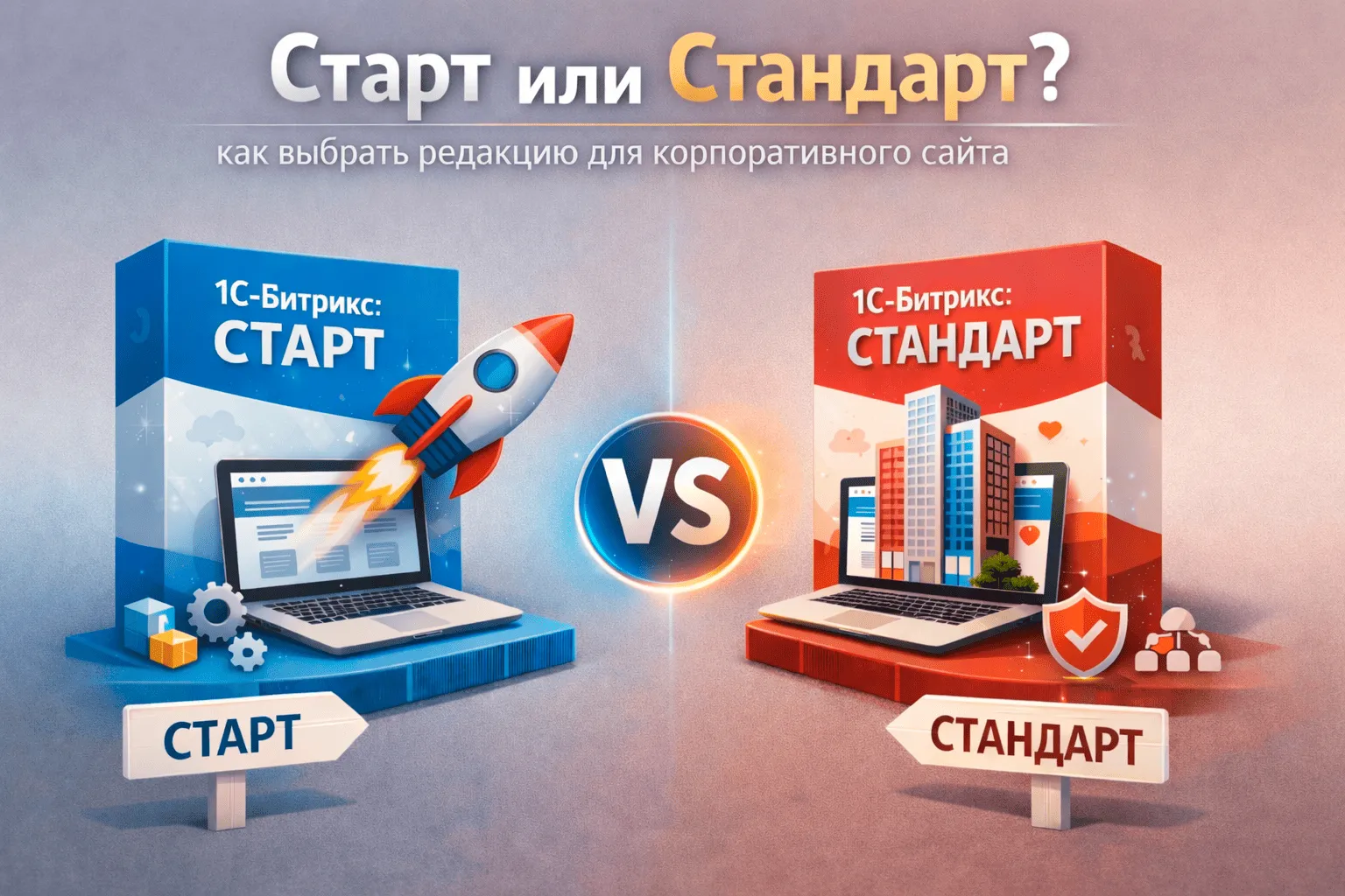 Старт или Стандарт: как выбрать редакцию для корпоративного сайта в Иркутске