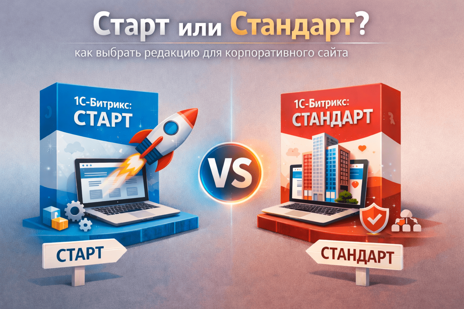 Старт или Стандарт: как выбрать редакцию для корпоративного сайта в Иркутске